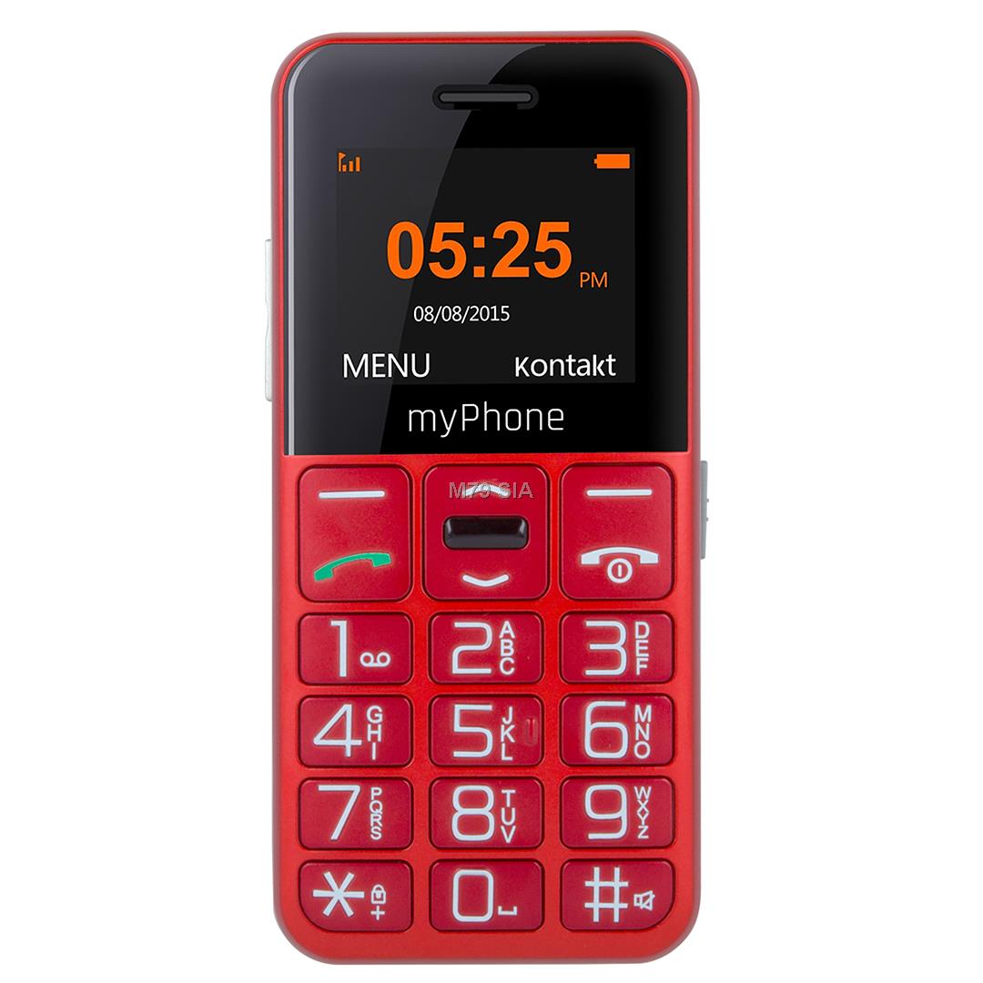 myPhone Halo Easy, sarkana - Mobilais telefons Halo Easy T-MLX08895 (5902052866625)