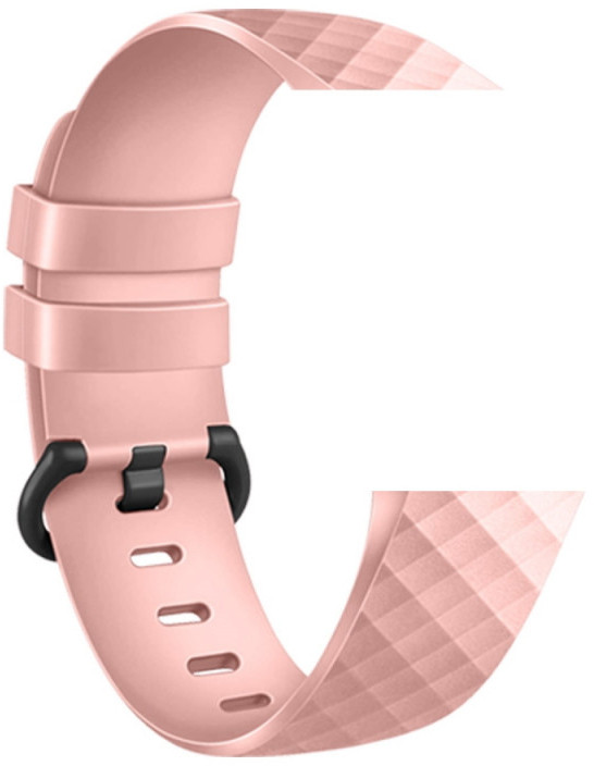 Devia watch strap Deluxe Sport Fitbit Charge 3/4 L, pink 6938595350788 6938595350788 (6938595350788) Viedais pulkstenis, smartwatch