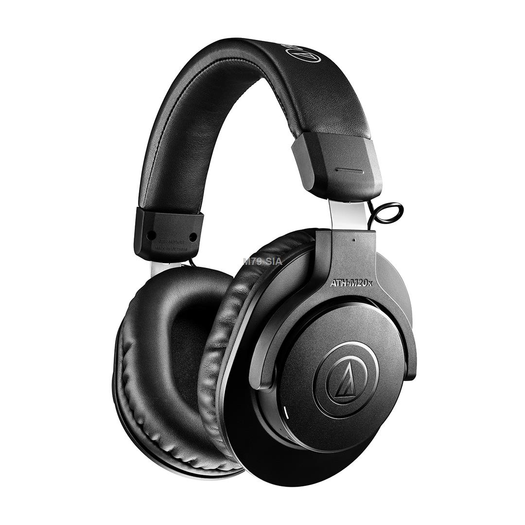 Audio Technica Headphones ATH-M20XBT Black, Wireless, Over-Ear austiņas