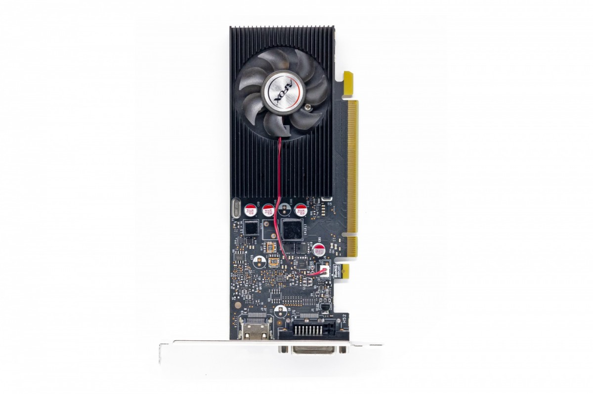 AFOX Geforce GT1030 2GB GDDR5 64Bit DVI HDMI LP Single Fan L7 AF1030-2048D5L7 video karte