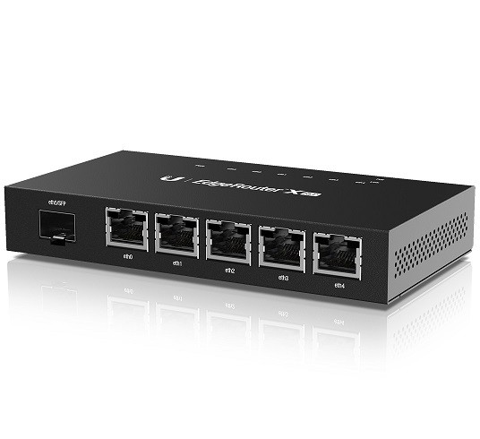 UBIQUITI Router 5x1GbE 1xSFP ER-X-SF Rūteris