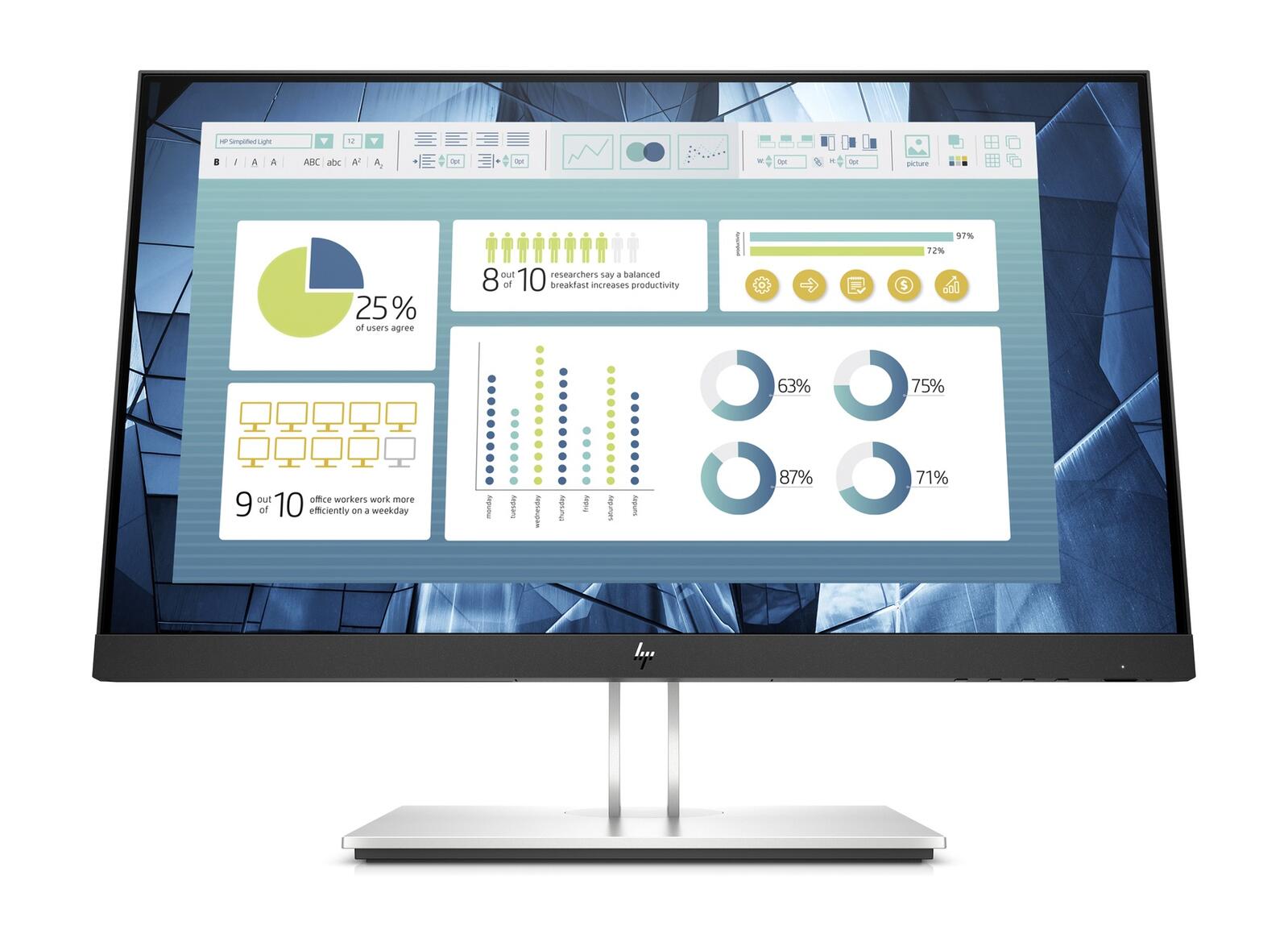 HP E22 G4 21.5inch IPS FHD monitors