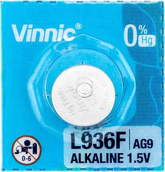 Vinnic Bateria LR45 1 szt. v17 (4898338007992) Baterija