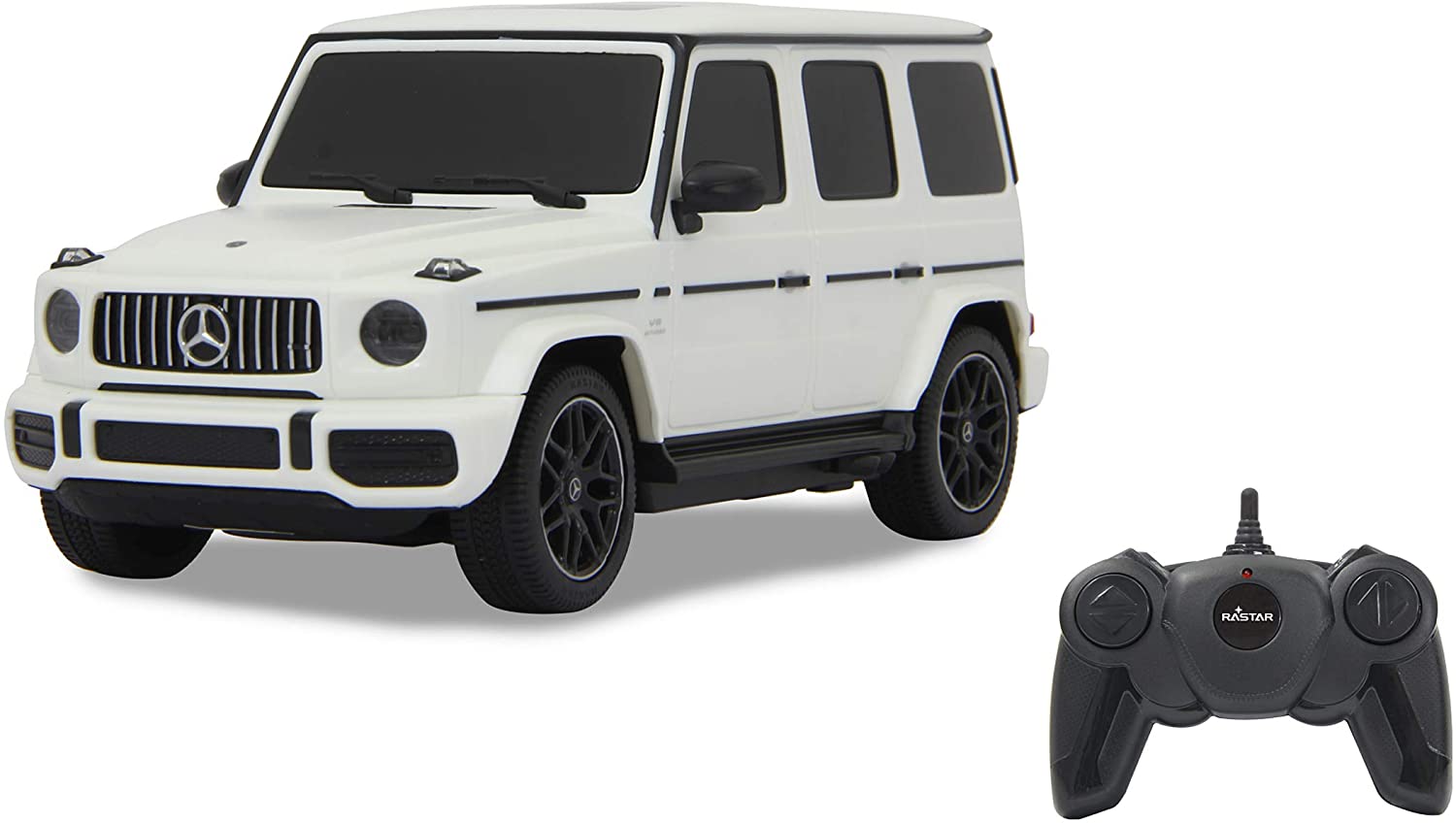 JAMARA Mercedes-Benz AMG G63 1:24 white - 405192 405192 (4042774452230) Radiovadāmā rotaļlieta