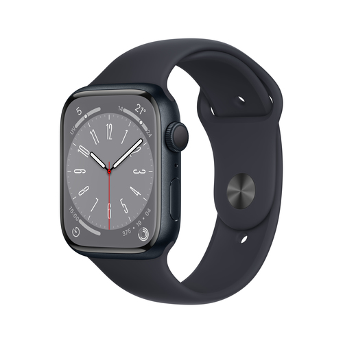Apple Watch Series 8 GPS 41mm Midnight Aluminium Case / Midnight Sport Band Regular Viedais pulkstenis, smartwatch