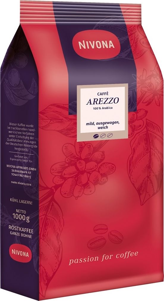 Kawa ziarnista Nivona Caffe Arezzo 1 kg Caffe Arezzo (4260083460139) piederumi kafijas automātiem