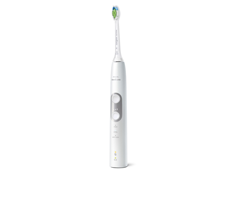 Philips Sonicare HX6877/34 electric toothbrush Adult Sonic toothbrush Silver, White mutes higiēnai
