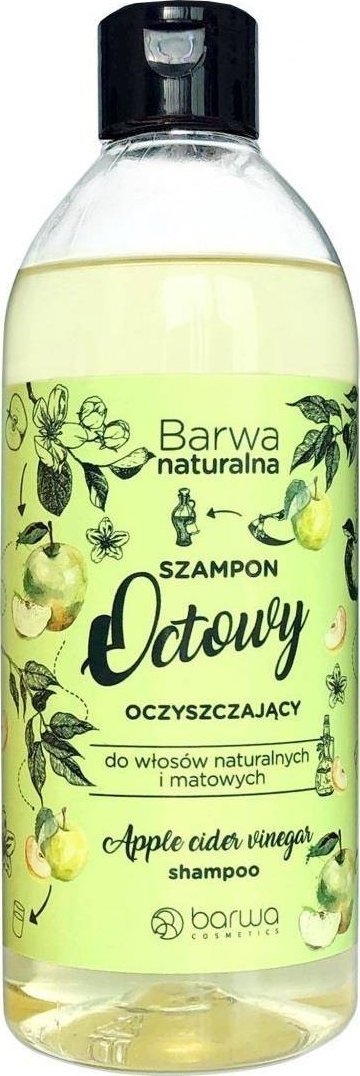 BARWA_Naturalna octowy szampon oczyszczajacy do wlosow naturalnych i matowych 500ml 5902305002763 (5902305002763) Matu šampūns