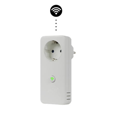 Mill WIFI Socket GEN3 White, 2300 W