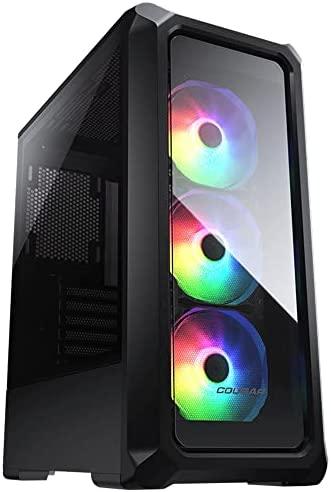 Cougar I Archon 2 RGB Black I 385CC50.0003 I Case I Mini tower / 3 ARGB fans /TG transparent side window / Black Datora korpuss