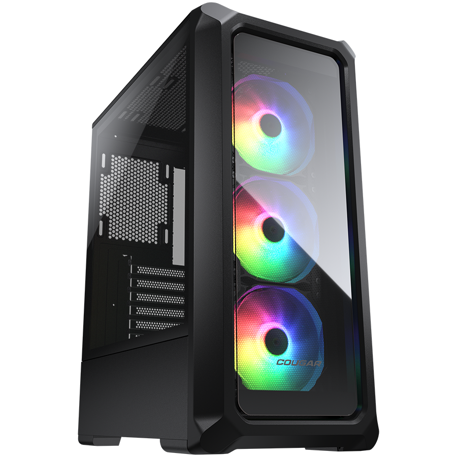 Cougar I Archon 2 RGB Black I 385CC50.0003 I Case I Mini tower / 3 ARGB fans /TG transparent side window / Black Datora korpuss