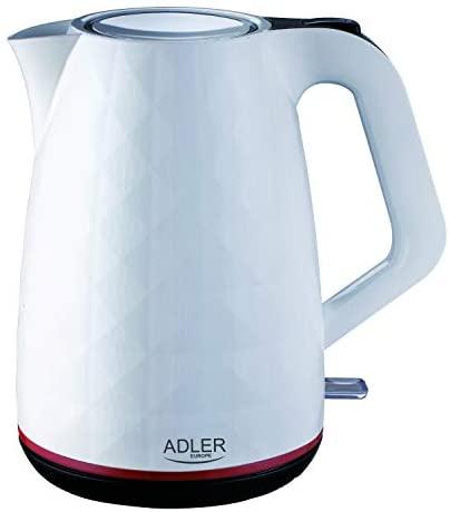 Adler AD 1277 W electric kettle 1.7 L White 2200 W Elektriskā Tējkanna