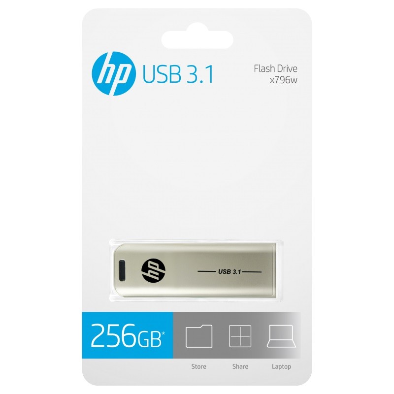 Pendrive 256GB USB 3.1 HPFD796L-256 USB Flash atmiņa