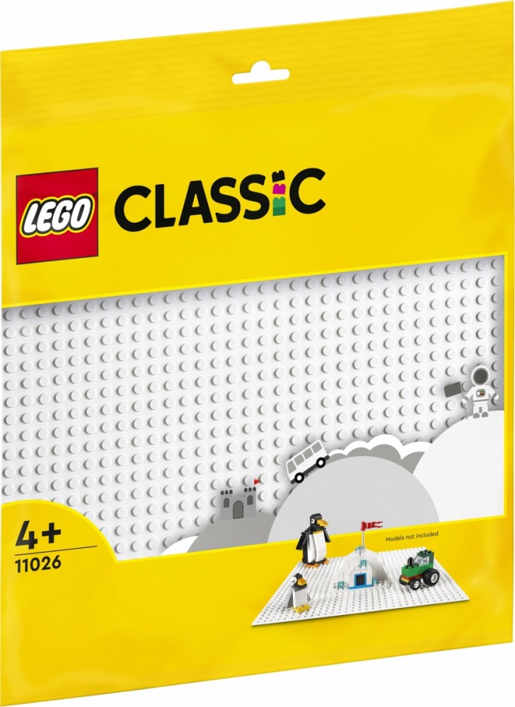 Lego Classic 11026 White Baseplate 11026 (5702017185217) konstruktors