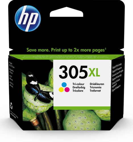 HP 305XL High Yield Tri-color Original kārtridžs