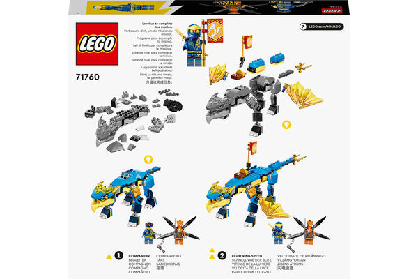 LEGO Ninjago 71760 Jay's Thunder Dragon EVO LEGO konstruktors