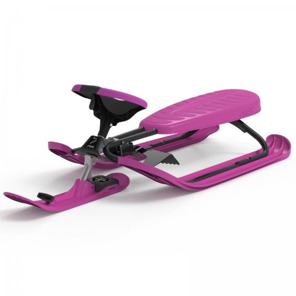 STIGA Snowracer Curve Pro with winder Graphite Pink