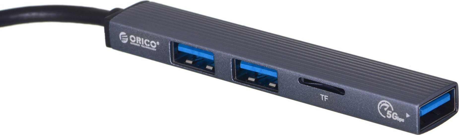 ORICO HUB USB-C 3X USB-A, MICROSD, 5 GBPS, ALU USB centrmezgli
