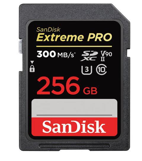 SanDisk ExtremePRO SDXC V90 256G 300MB UHS-II  SDSDXDK-256G-GN4IN atmiņas karte