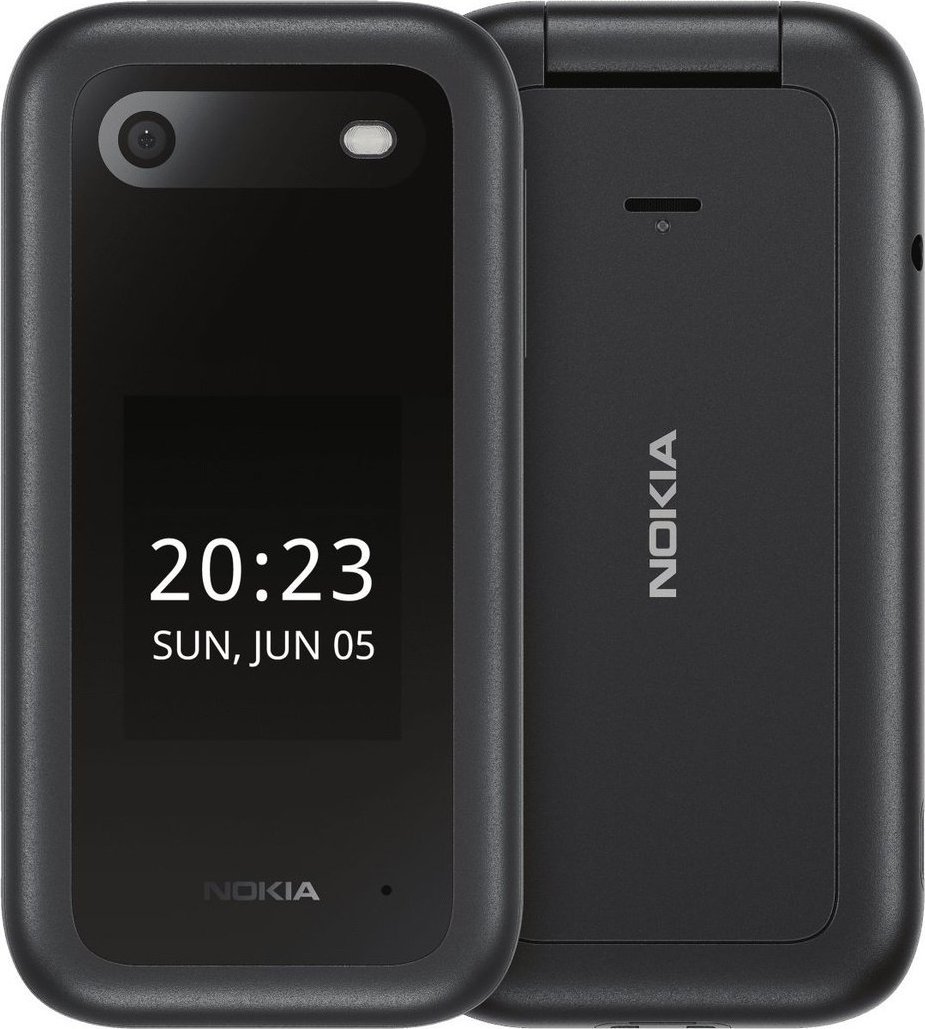 Telefon komorkowy Nokia Nokia 2660 Flip 4G Brak danych Dual SIM Czarny 8_2292781 (5908265519051) Mobilais Telefons