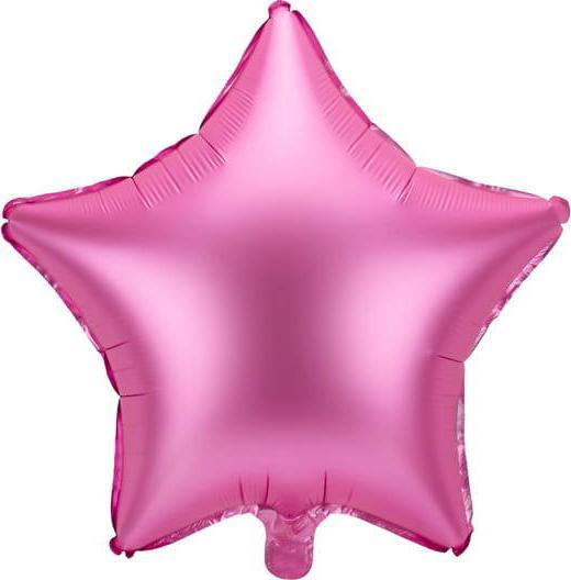 Party Deco Balon foliowy gwiazdka 48cm rozowy PARX1379 (5900779133136)