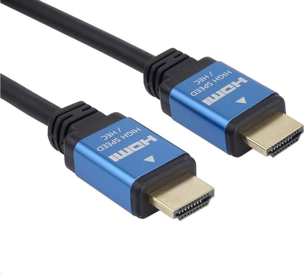 Kabel PremiumCord HDMI - HDMI 2m czarny (kphdm2a2) kabelis video, audio