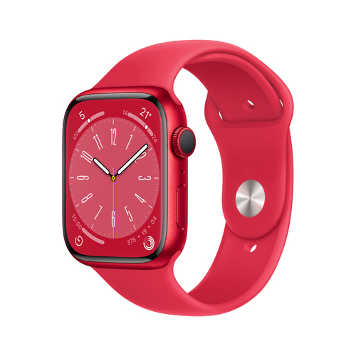 Apple Watch Series 8 OLED 41 mm Red GPS (satellite) Viedais pulkstenis, smartwatch