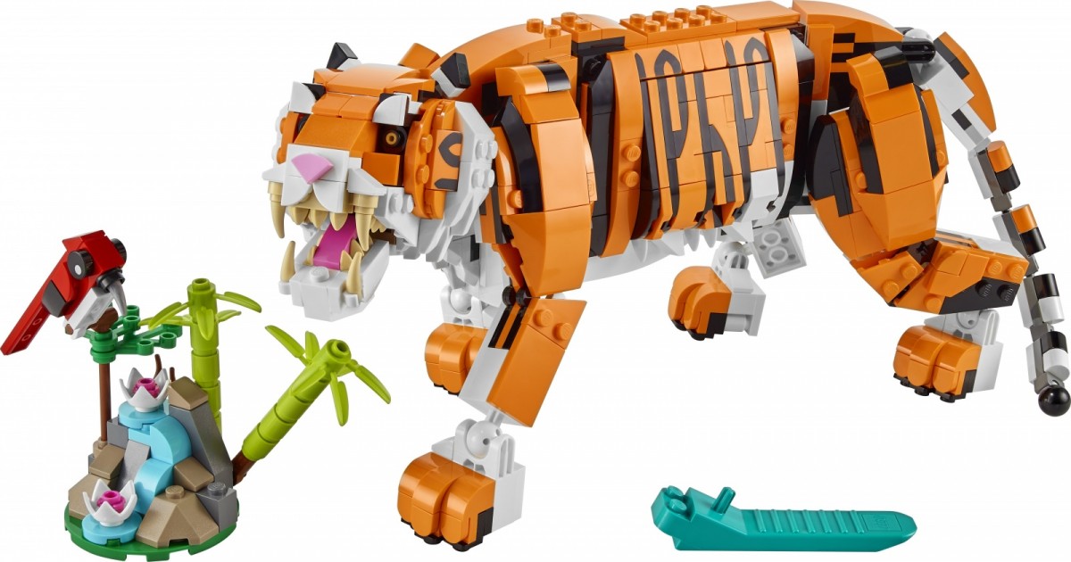 LEGO Bricks Creator 31129 Majestic Tiger LEGO konstruktors