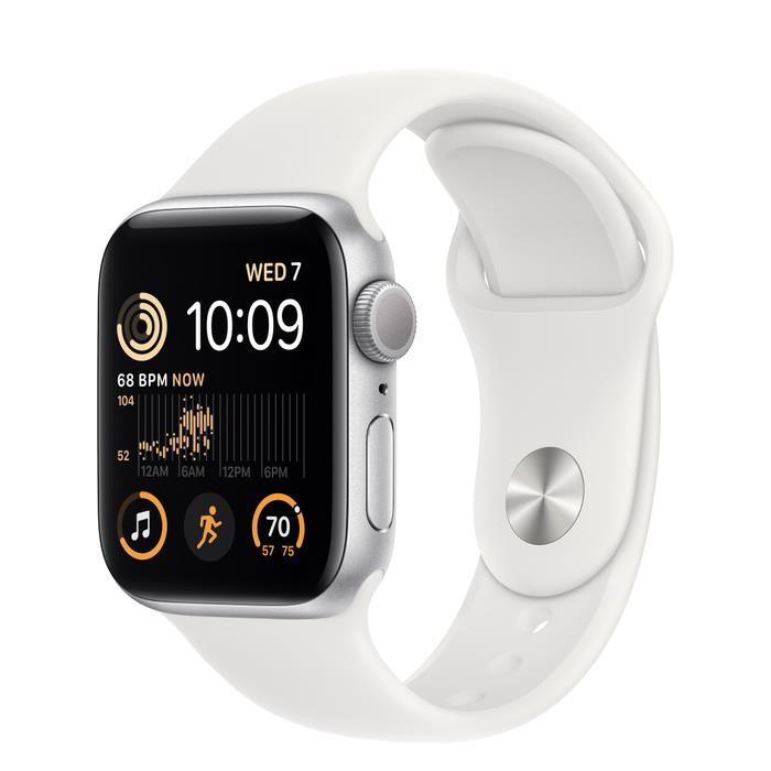 Apple Watch | SE (GPS + Cellular) | Smart watch | Aluminium | 44 mm | Silver | White | Apple Pay | 4G | Water-resistant 194253165873 Viedais pulkstenis, smartwatch