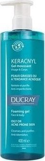 Pierre Fabre Ducray Keracnyl, Foaming gel, 400 ml - Long expiry date! kosmētikas noņēmējs