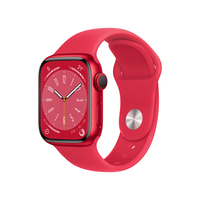 Apple Watch Series 8 GPS + Cellular 41mm RED Aluminium Case / RED Sport Band Regu. Viedais pulkstenis, smartwatch