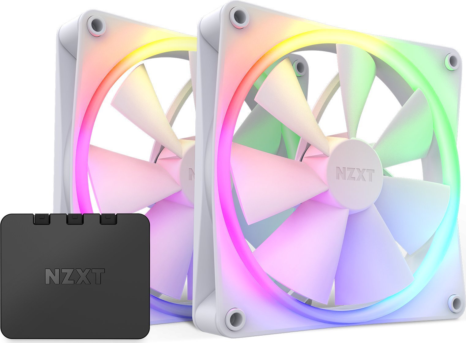 Nzxt F140 RGB 3-pack fan + Hub (RF-R14SF-W1) ventilators