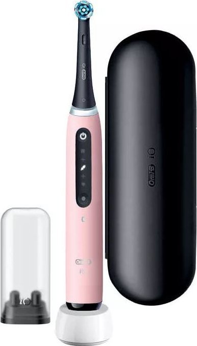 Braun Oral-B iO Series 5 Electric Toothbrush (blush pink) masāžas ierīce