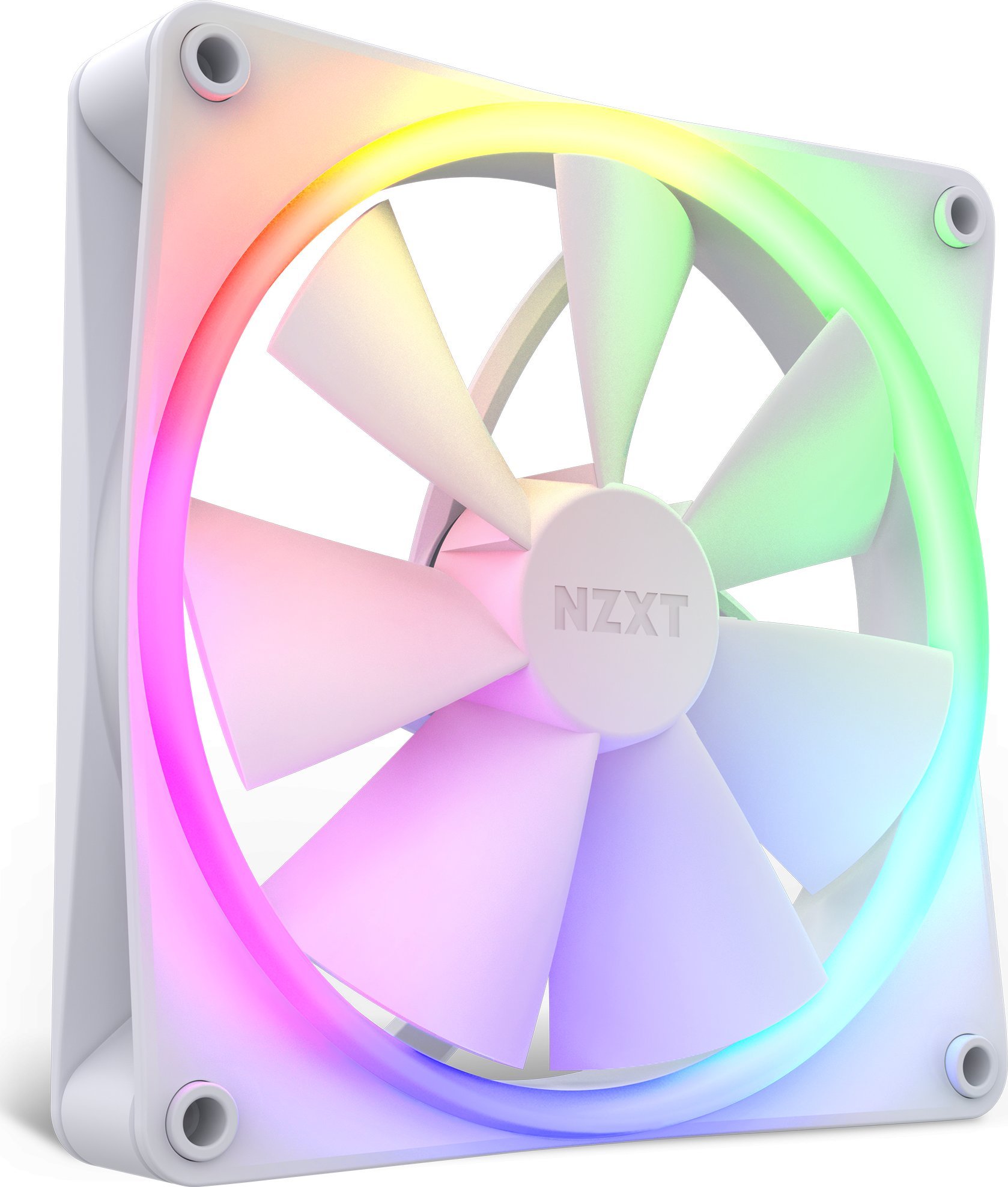 NZXT F140 RGB 140mm bialy ventilators