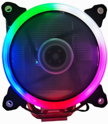 Huracan 12cm 150W 4-pin multicolor LED procesora dzesētājs, ventilators