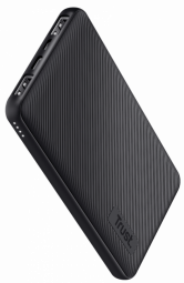 Trust Primo Eco 10000 mAh Black Powerbank, mobilā uzlādes iekārta