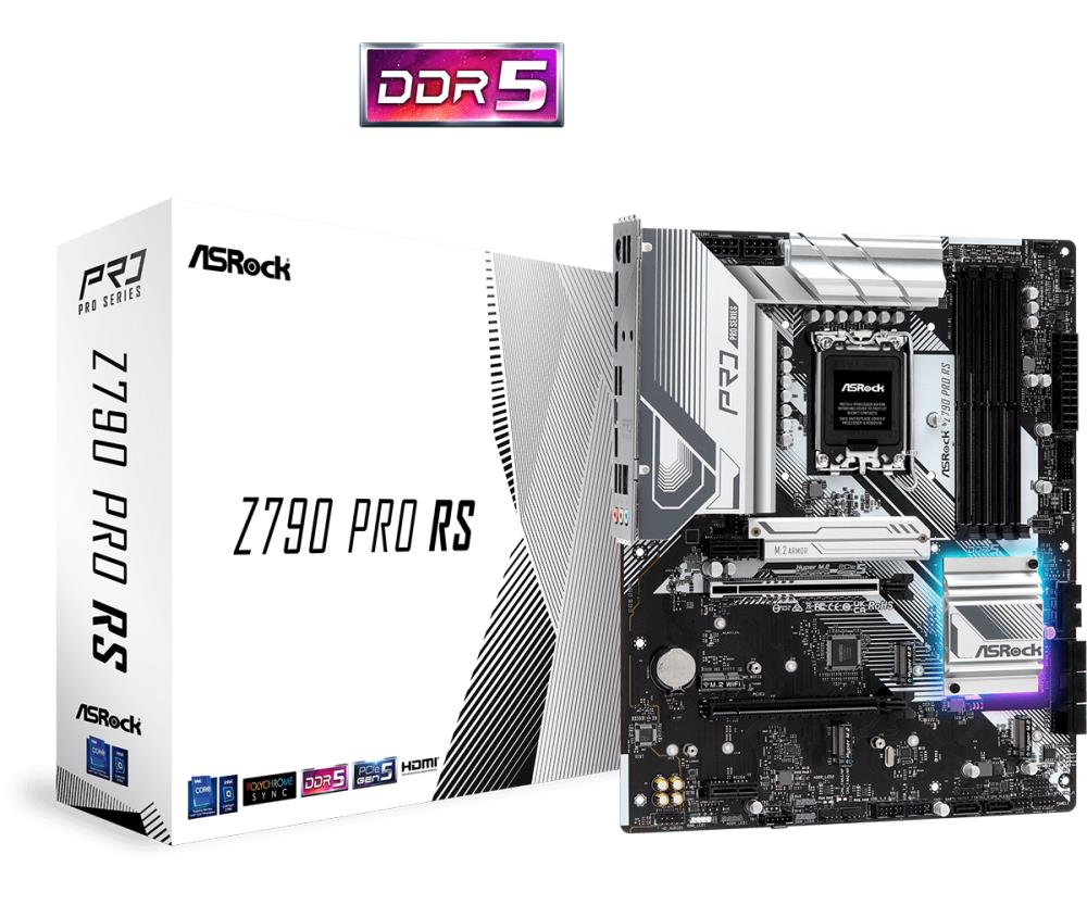 Asrock Z790 Pro RS Intel Z790 LGA 1700 ATX pamatplate, mātesplate