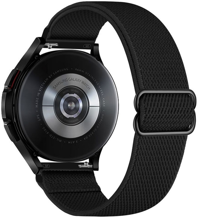 Tech-Protect watch strap Mellow Samsung Galaxy Watch4, black 9589046917783 9589046917783 (9589046917783) Viedais pulkstenis, smartwatch
