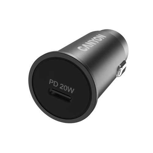 Canyon, PD 20W Pocket size car charger, input: DC12V-24V, output: PD20W, support iPhone12 PD fast charging, Compliant with CE RoHs , Size: 5 iekārtas lādētājs