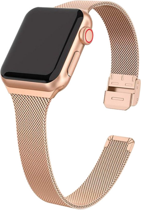 Tech-Protect watch strap MilaneseBand Apple Watch 4/5/6/7/SE 38/40/41mm, gold 9589046917714 9589046917714 (9589046917714) Viedais pulkstenis, smartwatch