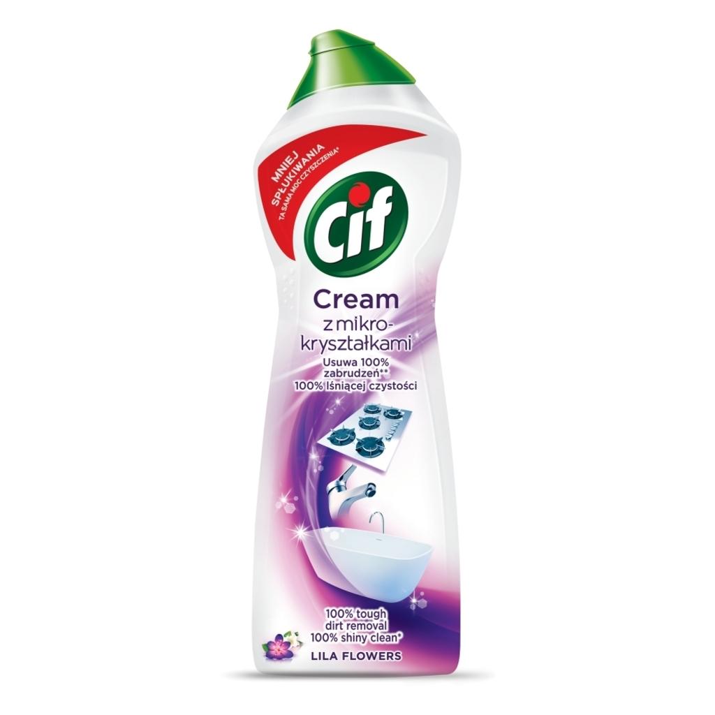 Cif Cream Lila Flowers Cream Cleaner with Micro-Crystals 780 g Sadzīves ķīmija