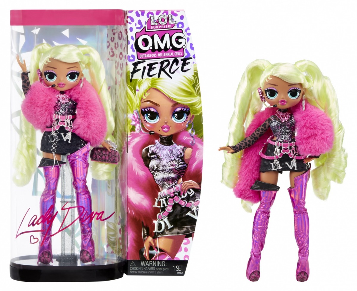 MGA LOL Surprise 707 OMG Fierce Dolls Lady Diva (585275) bērnu rotaļlieta