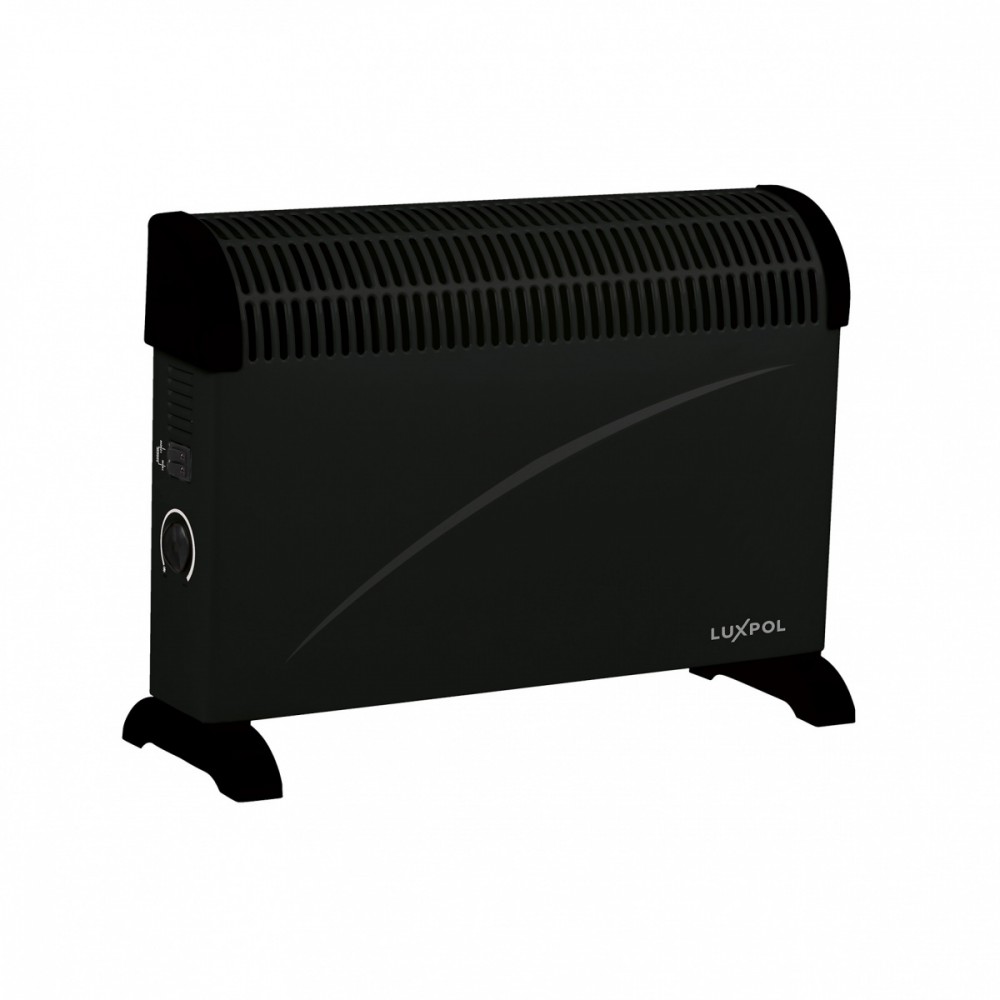 Luxpol LCH-12C convection heater (2000W, black) Klimata iekārta