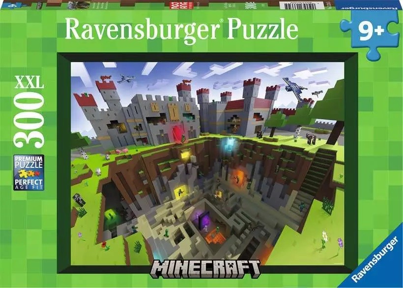 Ravensburger Puzzle 300 pieces XXL Minecraft puzle, puzzle