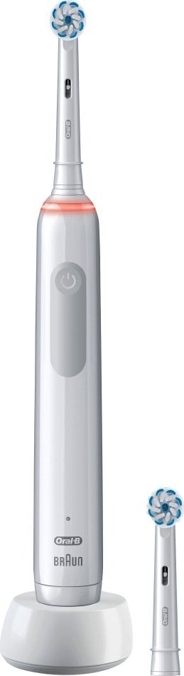 Braun Oral-B Pro 3 3000 Sensitive Clean, electric toothbrush (white) masāžas ierīce