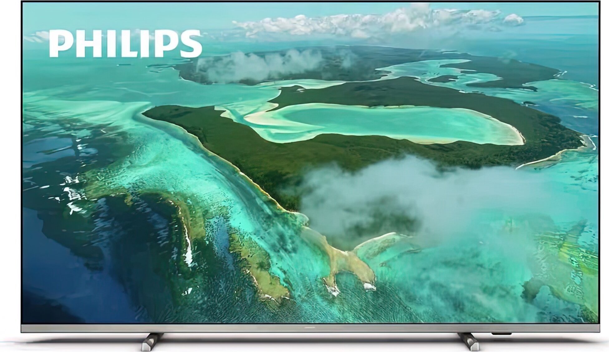 Philips 4K UHD LED SmartTV 55" 55PUS7657/12 3840x2160p HDR10+ 3xHDMI 2xUSB LAN WiFi DVB-T/T2/T2-HD/C/S/S2, 20W LED Televizors