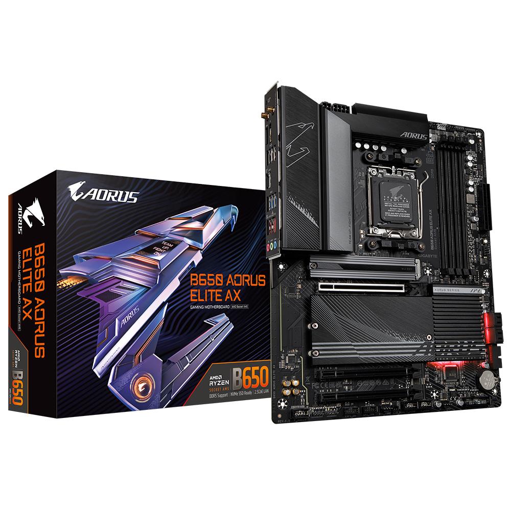 Gigabyte B650 AORUS ELITE AX 1.0 AMD B650 Socket AM5 ATX pamatplate, mātesplate