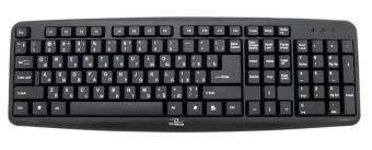 TITANUM Standard Keyboard USB TKR101 | 107 Keys | Russian font klaviatūra