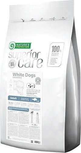 Nature's Protection NATURES PROTECTION PIES 10 kg SUPERIOR  CARE WHITE DOG WHITE FISH ADULT SMALL (NPSC45668) - NPSC45668 NPSC45668 (4771317 barība suņiem