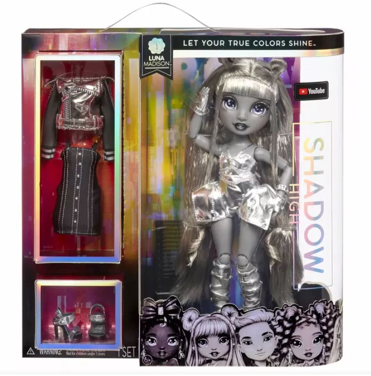 MGA Doll RAINBOW HIGH Shadow High Luna Madison 583530EUC bērnu rotaļlieta